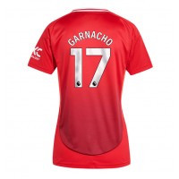 Camisa de time de futebol Manchester United Alejandro Garnacho #17 Replicas 1º Equipamento Feminina 2024-25 Manga Curta